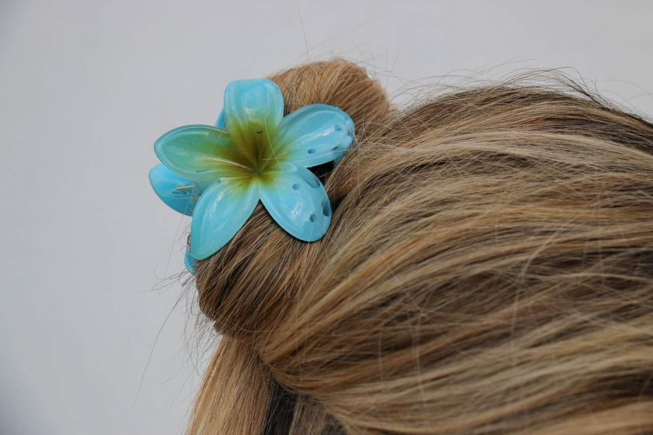 flower hair clip