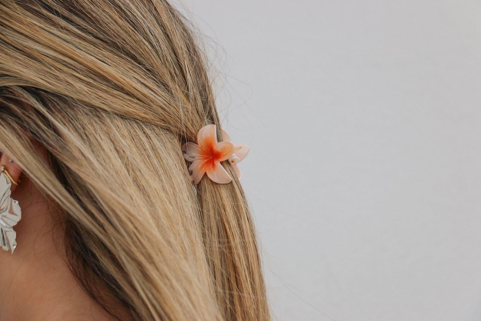 small flower hair clip