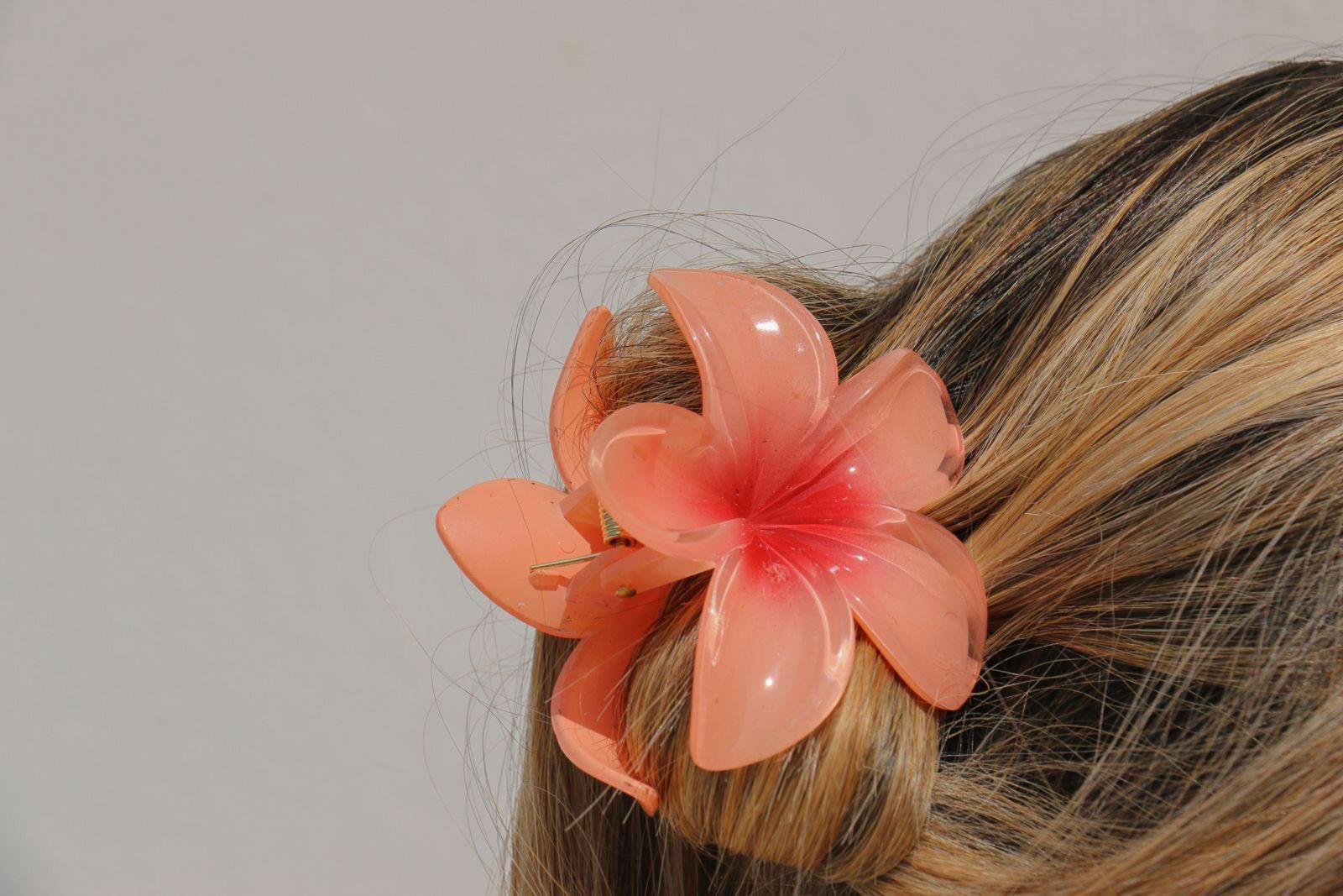 flower hair clip