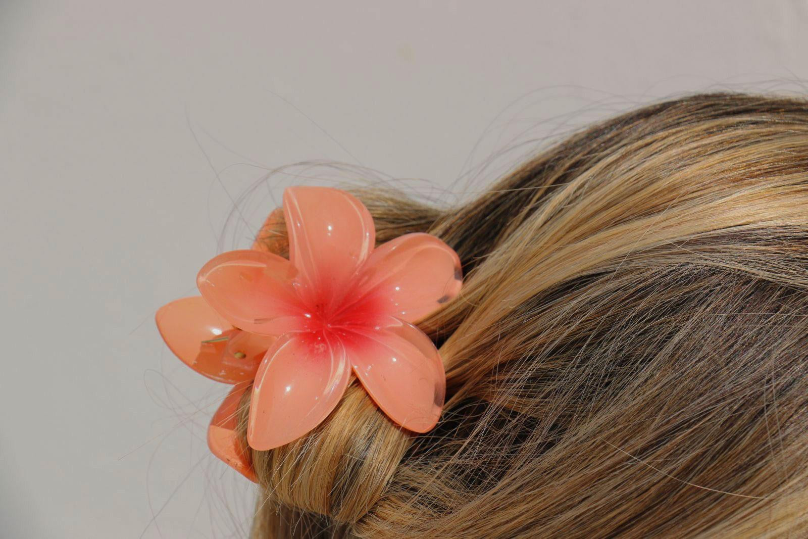 flower hair clip